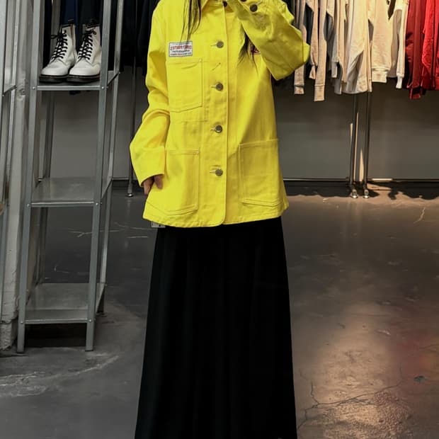 와코마리아 옐로우 워크자켓  A3805