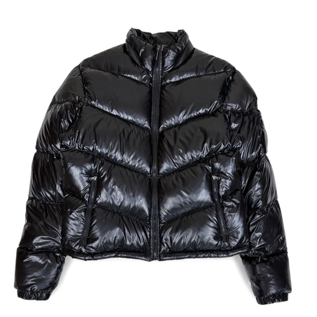 calvin klein glossy down puffer
