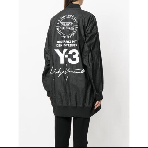 요지야마모토 Y-3 18ss 리버서블 스태프 로고 자켓
