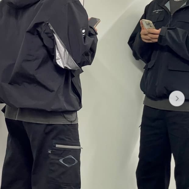 미스치프 드로우스트링 팬츠 블랙