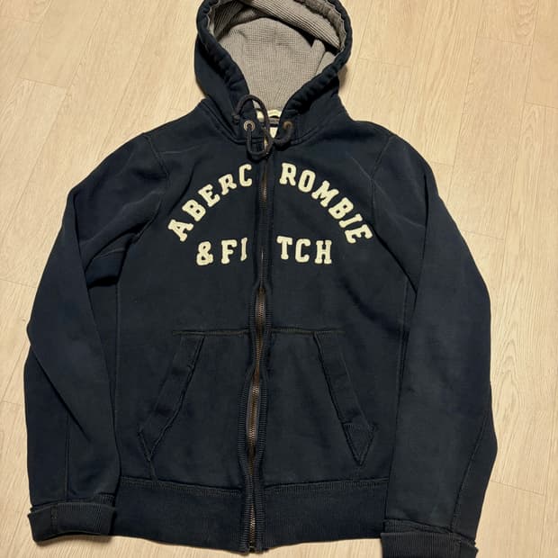 [XL]아베크롬비 후드집업 네이비