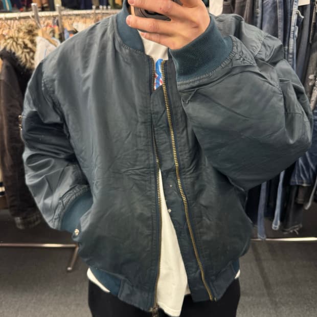 OS)American vintage ADDAX MA-1 항공점퍼