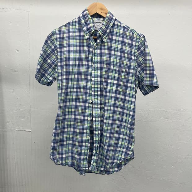 [M] BROOKS BROTHERS CHECK SHIRT  