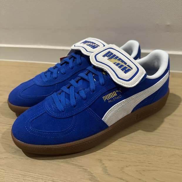 푸마 팔레르모 프리미엄 빈티지[블루](280]