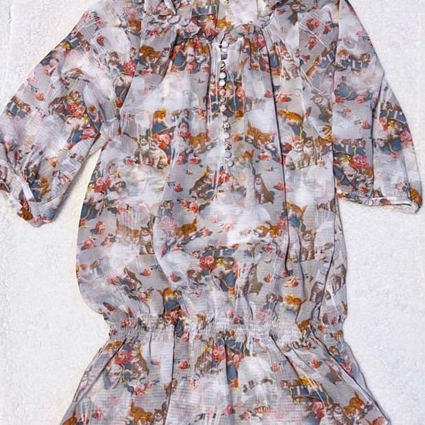 hysteric glamour cat blouse