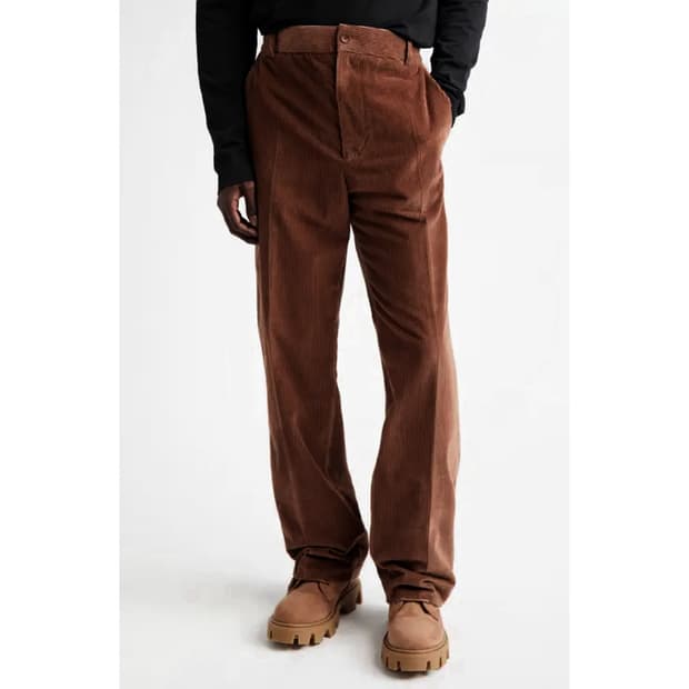 몽클레어 코듀로이 스트레이트 트라우저