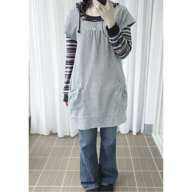 Stripe purple hoodie