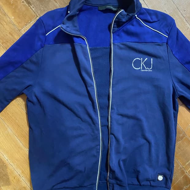 캘빈클라인 남성 집업 XL 네이비 (100)