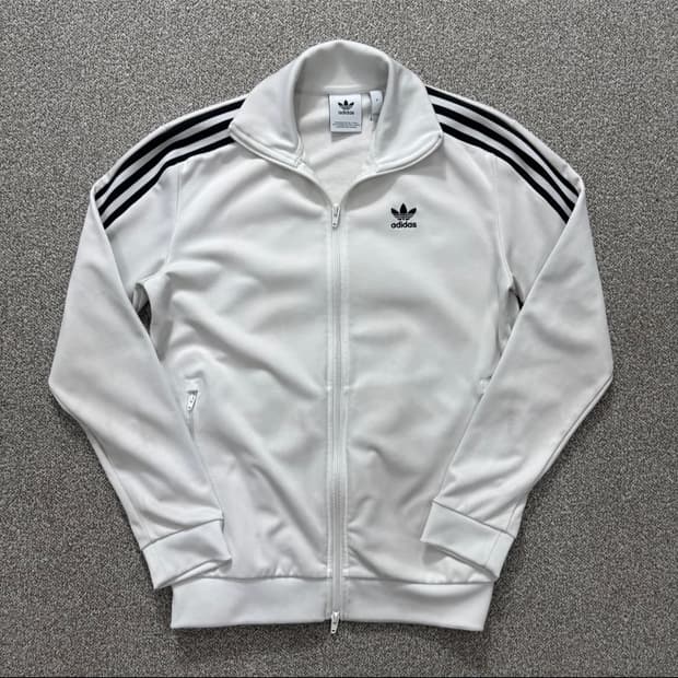 아디다스 화이트 파이어버드 져지 M