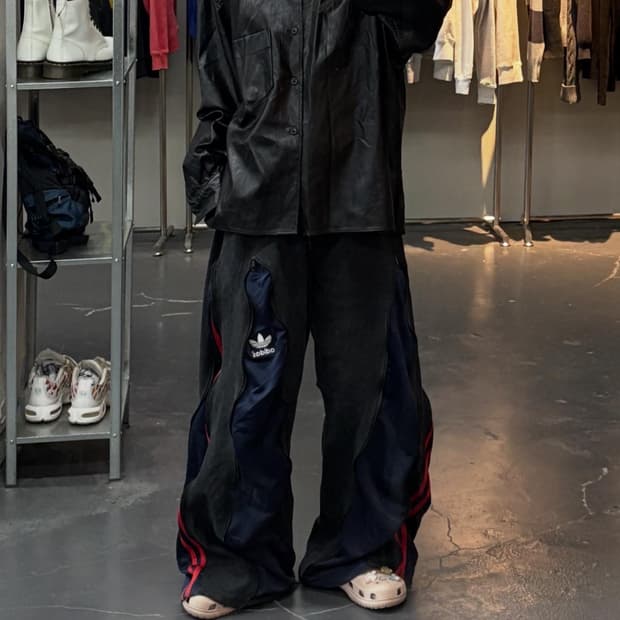 아워레가시 코코 70s 레더 셔츠 A2828