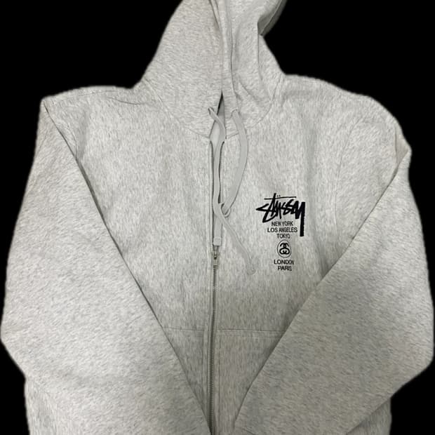 스투시 월드투어 후드집업 M