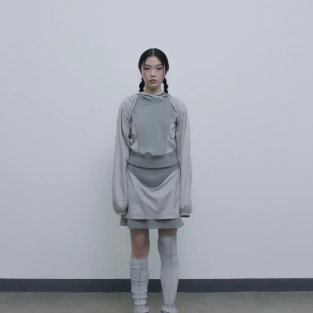 오호스 투웨이 후디 볼레로 카키