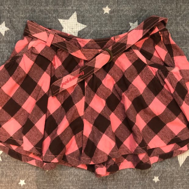 딸기초코맛 갸루 치마바지