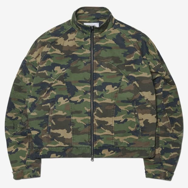 새상품)노매뉴얼 카모 자켓 m 우드랜드