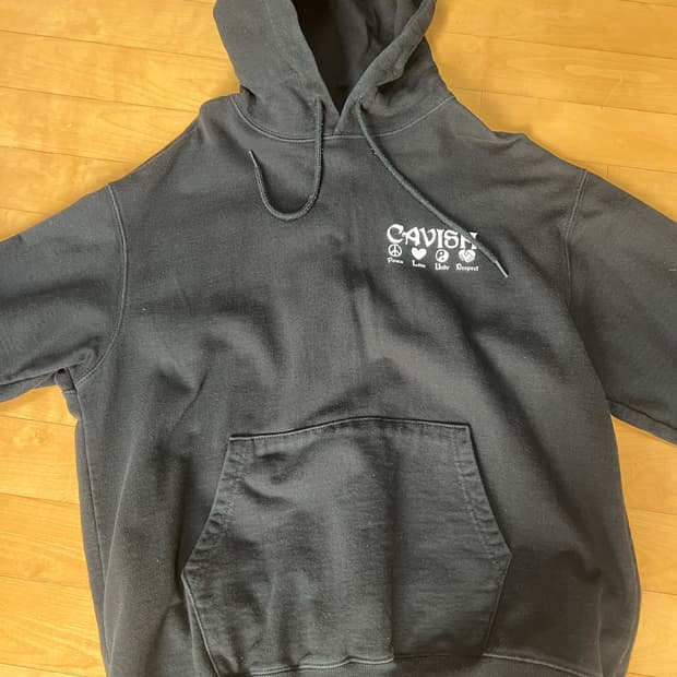 카비시 후드티 블랙