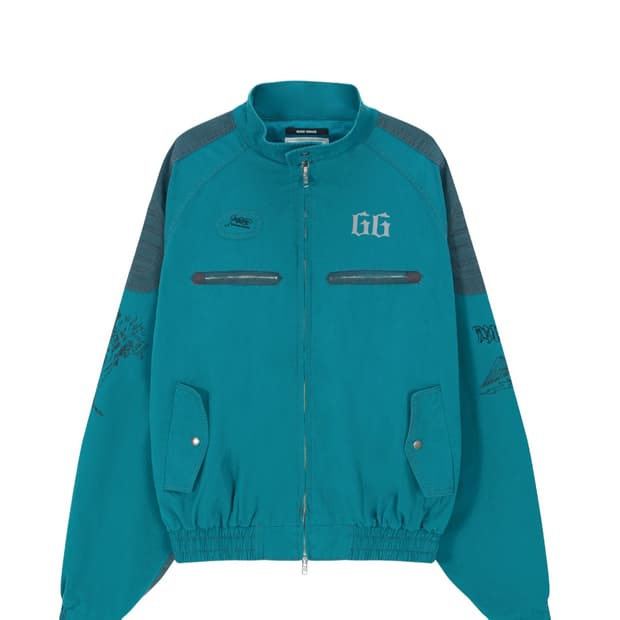 인세인개러지 패디드 해링턴 자켓 틸컬러 3 size