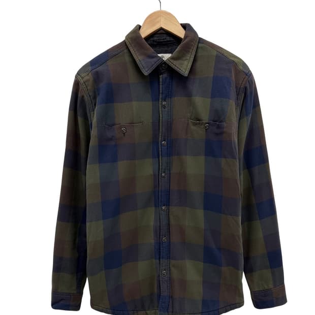 팀버랜드 기모 체크셔츠 카키블루 (L) 