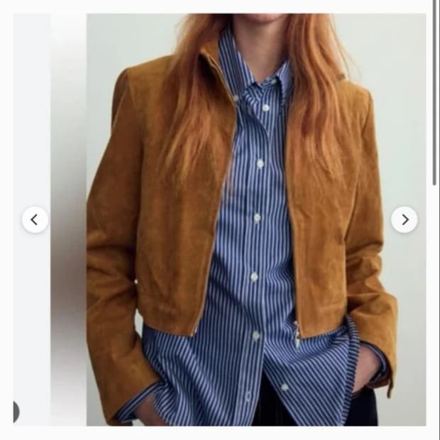 zara 자라 레더 자켓 (100%가죽)