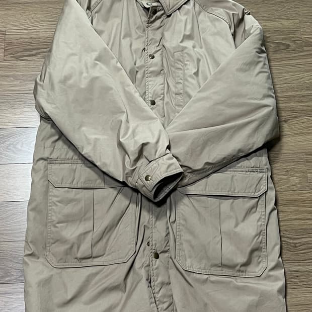 엘엘빈 베이지 빈티지 코트