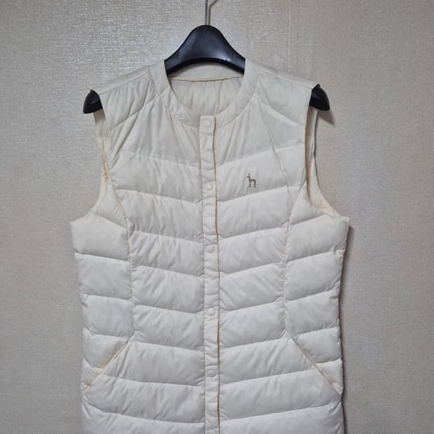 헤지스 골프 경량 다운 베스트