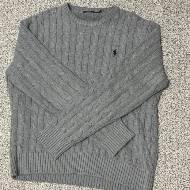 폴로 랄프 로렌 꽈베기 니트