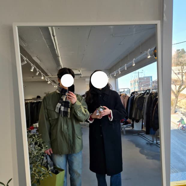 비헤비어 m65 필드자켓 XL (착샷)