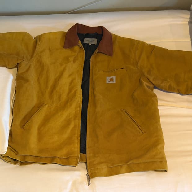 칼하트 디트로이트 자켓 브라운