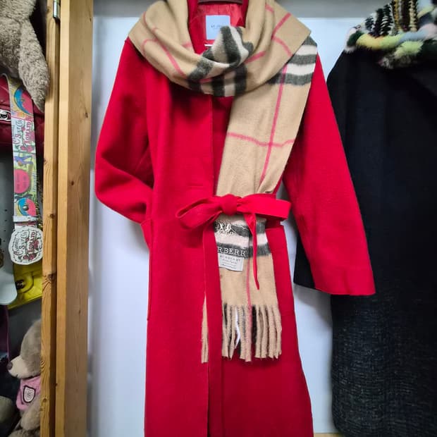 ST.john 센죤 레드울 코트