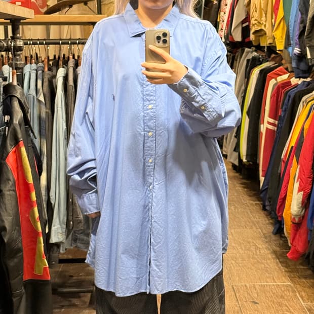 [HI] 폴로 랄프로렌 긴팔 셔츠 스카이블루 