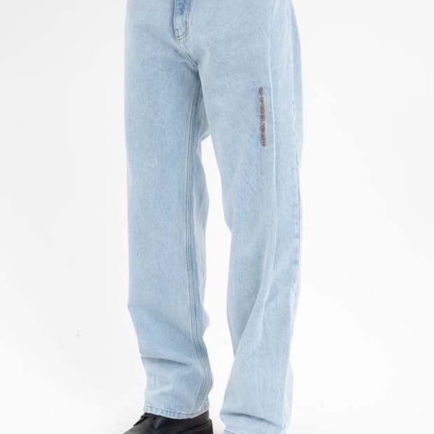 와이프로젝트 핀치드 로고 데님 31사이즈 (34교환 구함)