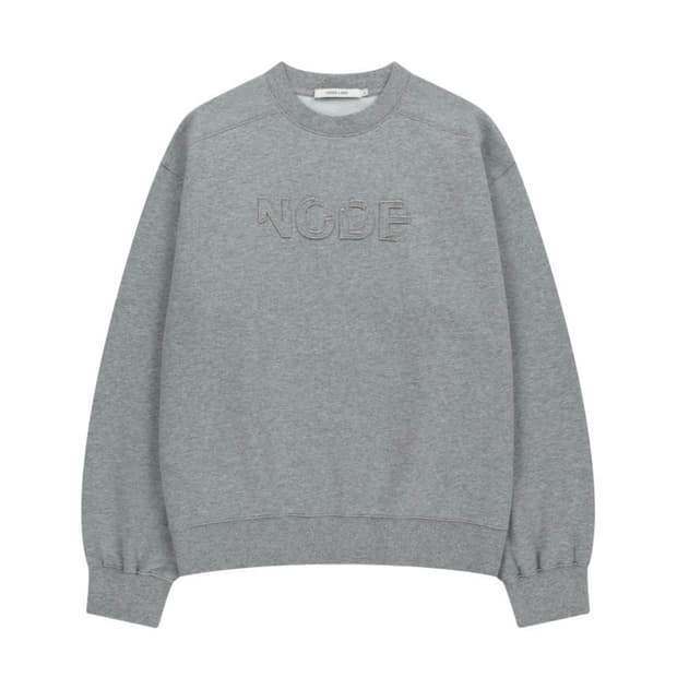 노드랩스 맨투맨 멜란지그레이