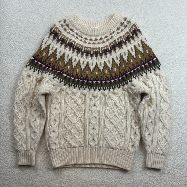 페어아일 빈티지 니트