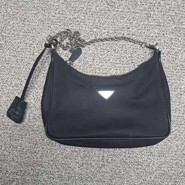 프라다 나일론 체인가방