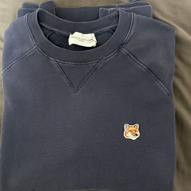 메종키츠네 맨투맨 L