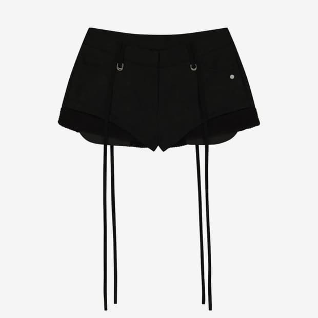 OJOS Micro Wool Shorts Black 2사이즈
