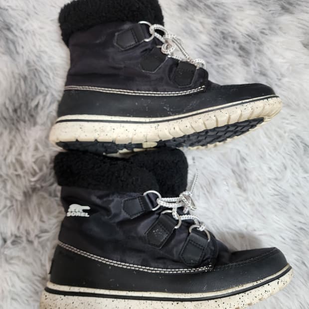 소렐 블랙 방한 부츠 여성용 250