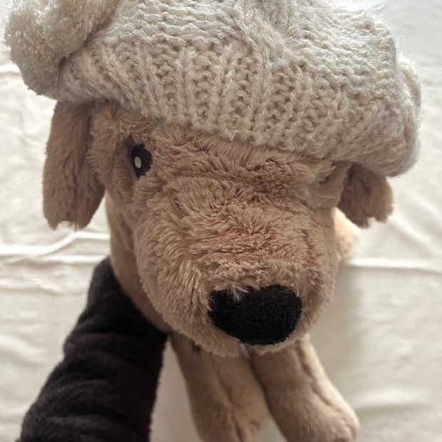 빈티지 모리 갸루 니트 모자