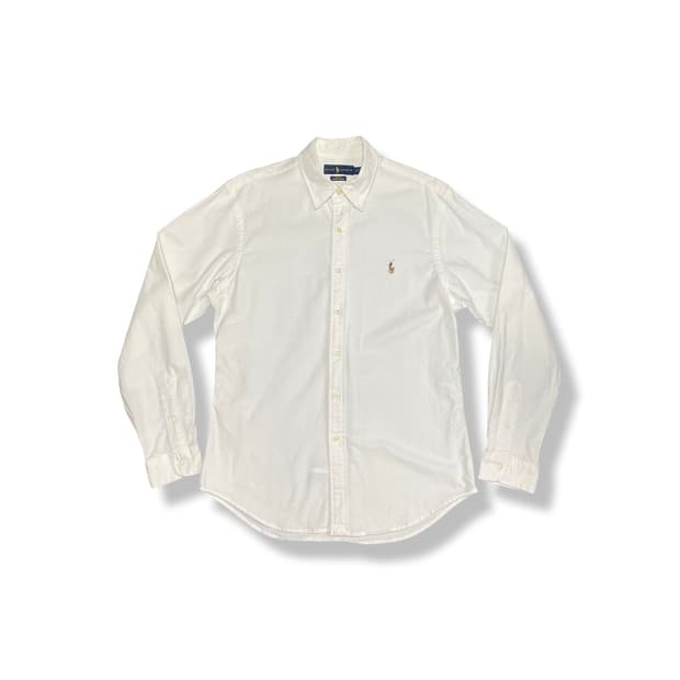 [L] 폴로 랄프로렌 화이트 셔츠 남방 슬림핏
