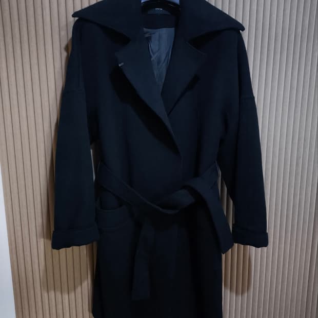 82 시스템 캐시미어 벨티드 코트