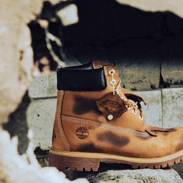 팀버랜드 x 써저리 6인치 부츠 옐로우 - 와이드