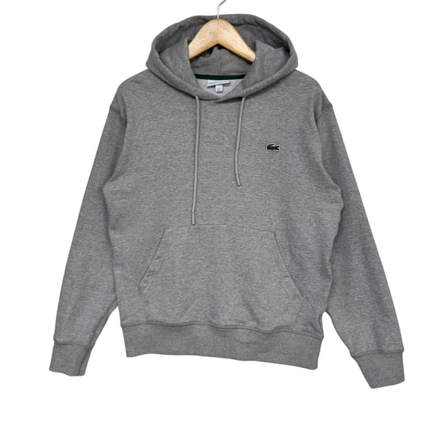 라코스테 로고 후드티 