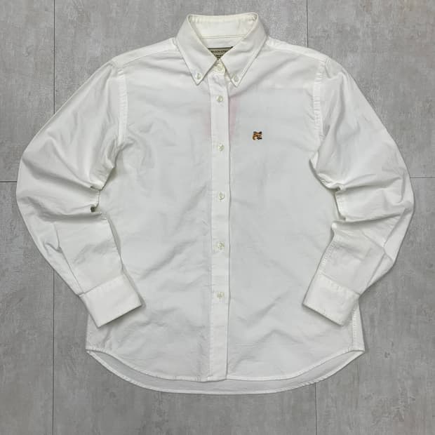 메종키츠네 화이트 셔츠 #640