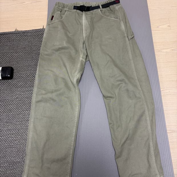 그라미치 피그먼트 데님 카펜터 팬츠-MOSS