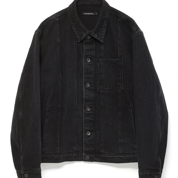 해칭룸 재킷-Trucker Jacket Jet Black