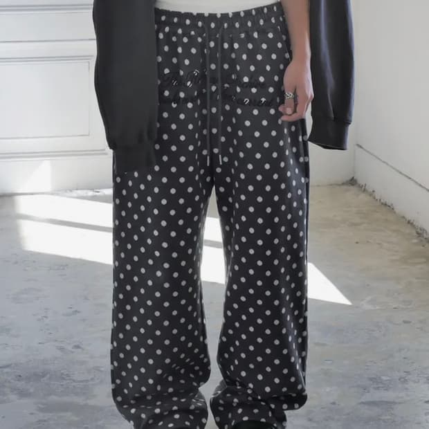 락케이크 Dots String 2way Jogger - Dark Gray