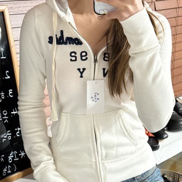 아베크롬비 딱붙 후드집업