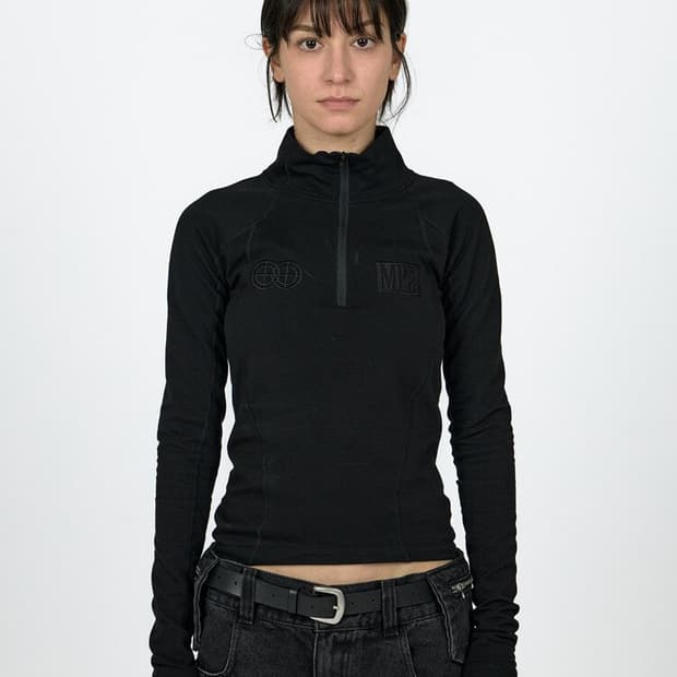 MPa SOFT-SHELL HALF ZIP WOMEN (BLACK)