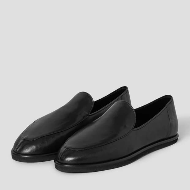 오라리 로퍼 Soft Leather Loafers - Black 230