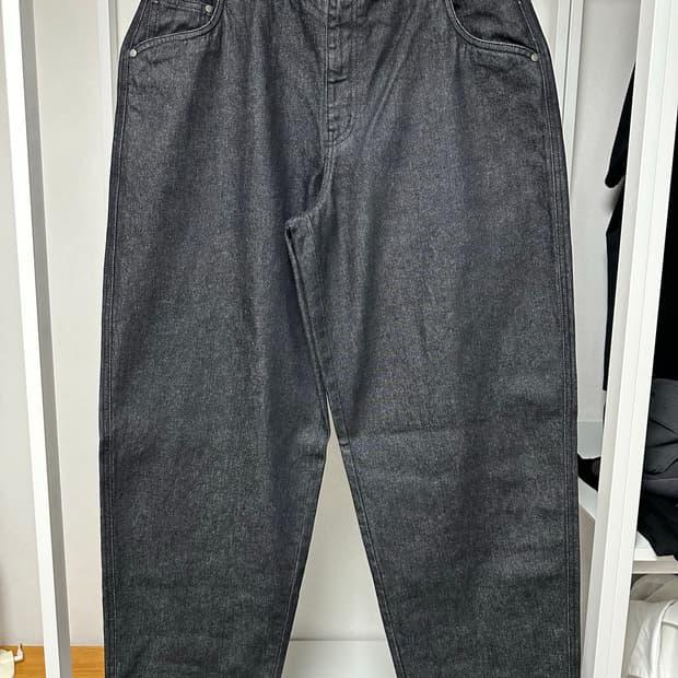 다임 인디고 배기 데님 팬츠 36 급처