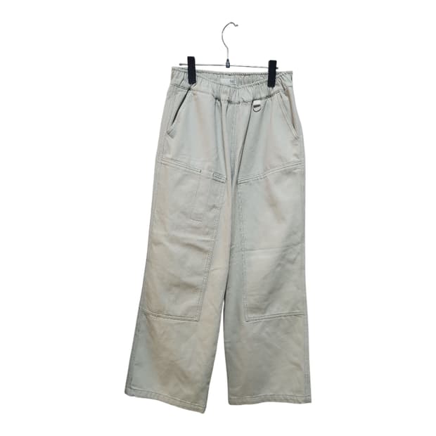 폴트 와이드 면바지